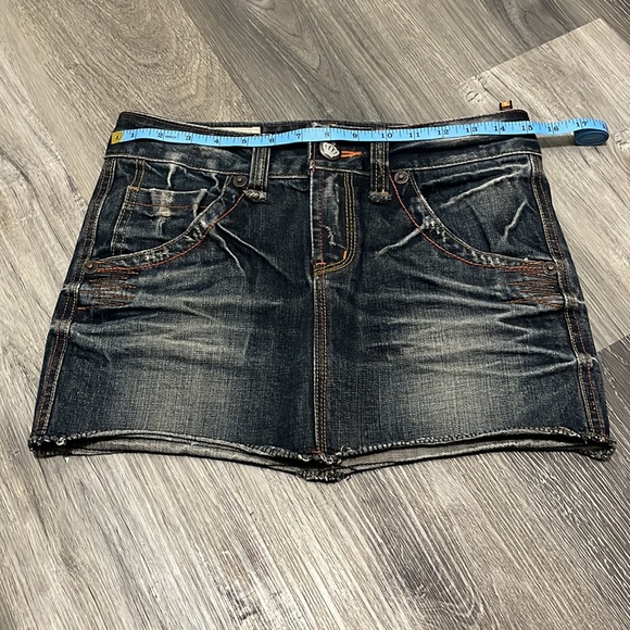 Denim Mini Skirt - Picture 8 of 12